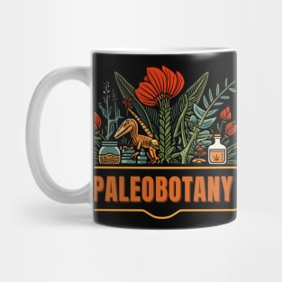 Funny Paleobotany Retro Logo Mug